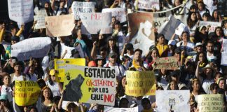 Estudiantes poblanos exigen justicia por asesinato de universitarios