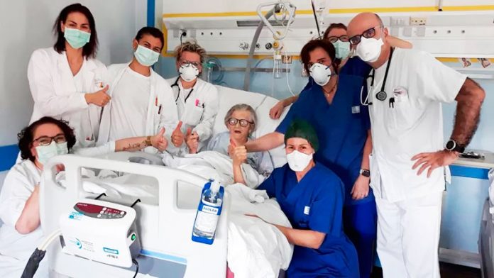 Alma Clara Corsini, la mujer de 95 años que superó el coronavirus