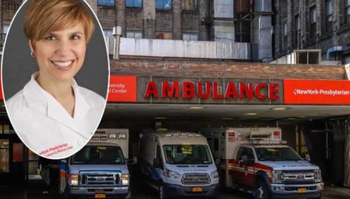 La directora médica de emergencias del hospital New York-Presbyterian, Lorna Breen