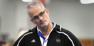 Exentrenador de gimnasia estadounidense John Geddert
