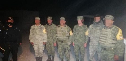 Miliares retenidos en Guatemala