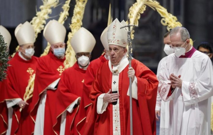 El Papa Francisco encabeza el Domingo de Ramos