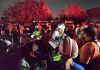 Incendio consume bodega de la Guardia Nacional en Iztapalapa
