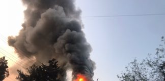 Incendio en bodega del barrio bravo de Tepito