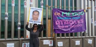 ataque con ácido contra carmen sanchez