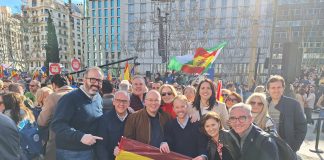 Miles se manifiestan en Madrid contra Amnistía Catalana