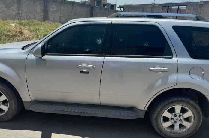 camioneta disparos