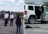 Se accidenta equipo de Claudia Sheinbaum en Monclova