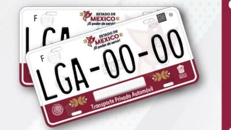 ¿Qué elementos debe tener una placa vehicular en México?