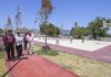 Delfina Gómez entrega deportivo en San Martín de las Pirámides