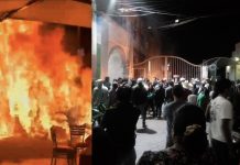 Toman alcaldía de Jonacatepec en Morelos e incendian pino navideño