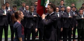 Sheinbaum abandera a la Selección Mexicana para el Mundial