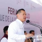 Pedirá licencia el fiscal de Michoacán; va por la gubernatura Fachada de la Fiscalia General de Michoacan durante la presentacion de la solicitud de licencia de su titular