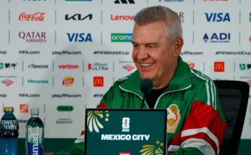 Javier Aguirre director tecnico de la Seleccion de Mexico en conferencia de prensa en el Estadio Azteca