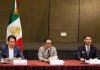 Diálogo CNTE: Gobernación propone desaparecer el USICAMM Rosa Icela Rodriguez Mario Delgado y Marti Batres en conferencia de prensa sobre el dialogo con la CNTE