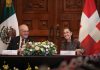 México y Suiza acuerdan fortalecer inversiones y tratado comercial