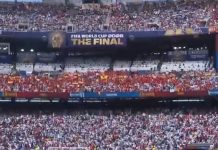 Espectáculo y seguridad extrema en la final de la Copa del Mundo entre Argentina y España