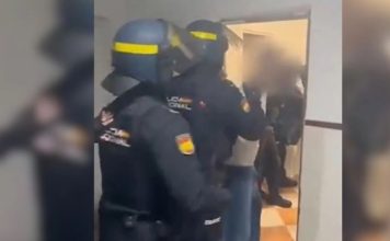 Evidencia del cargamento de drogas sintéticas incautado por la policía de España y los Países Bajos.